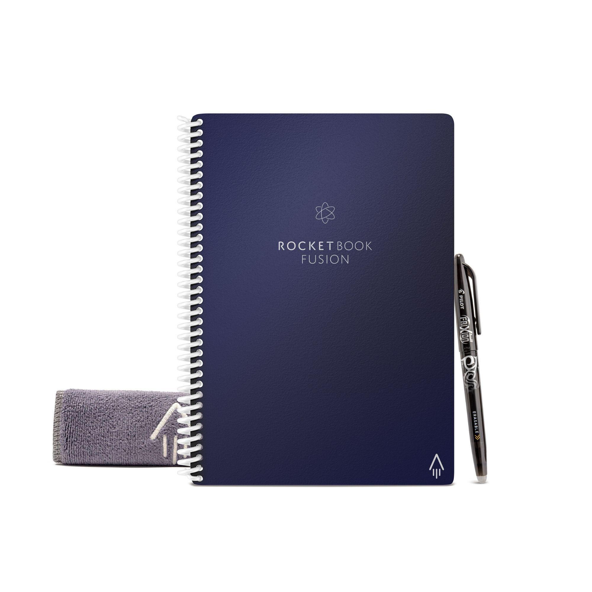 Cuaderno Inteligente Rocketbook Fusion Executive Azul Oscuro-6