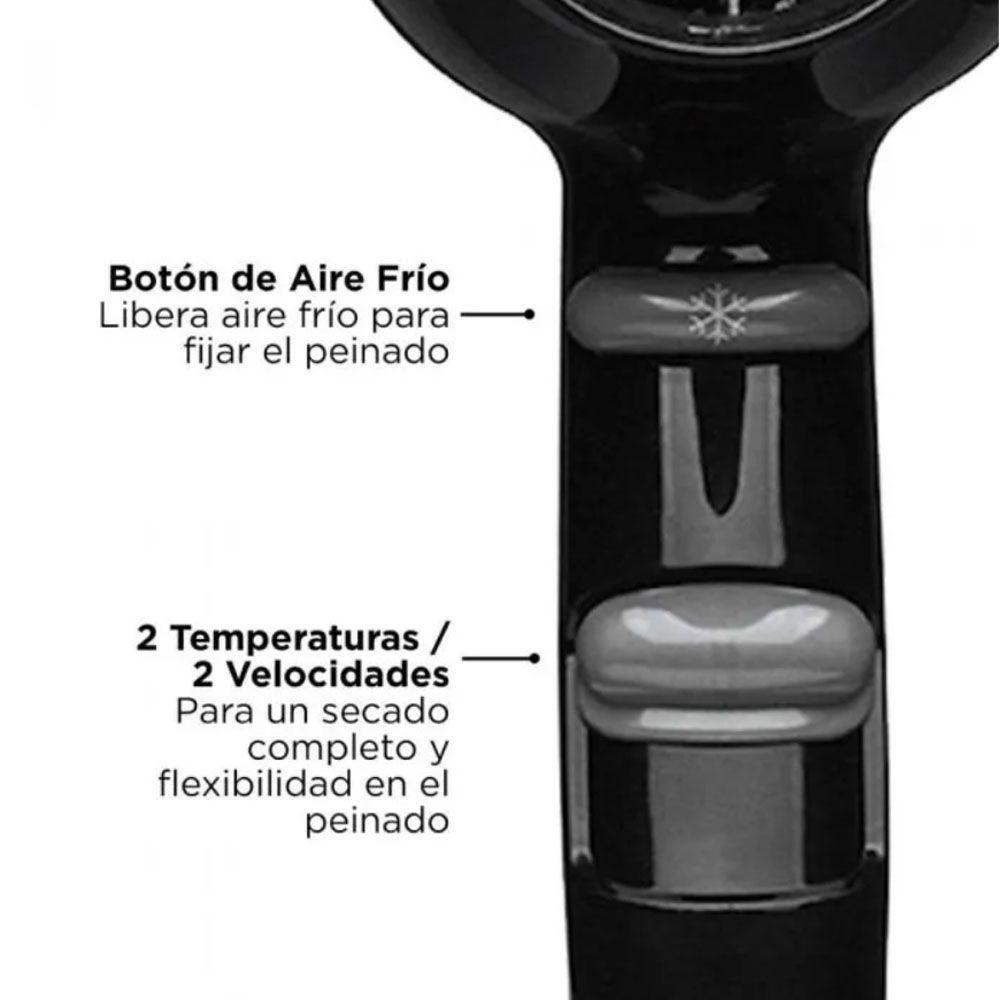 Secador de pelo Revlon 5260N ionico Negro-4