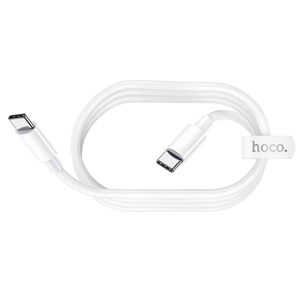 Cable Hoco X51 Data Tipo C a Tipo C 100W 1M Blanco-2