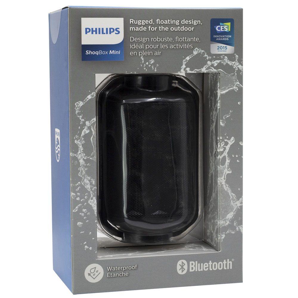 Parlante Philips Shoqbox Mini Bt2200B Bluetooth IPX6 Negro-8