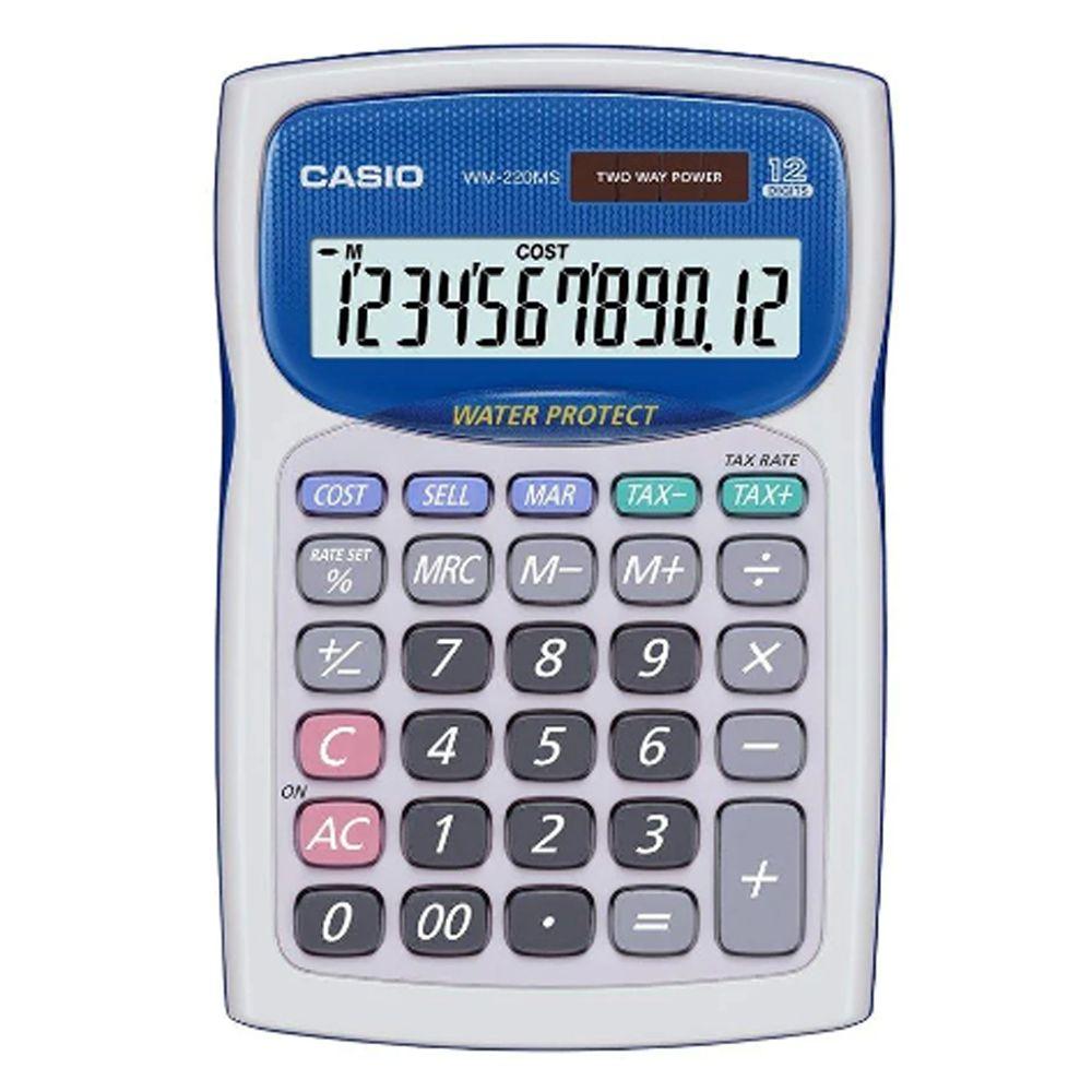 Calculadora de Sobremesa Casio WM-220MS-WE Blanca-2