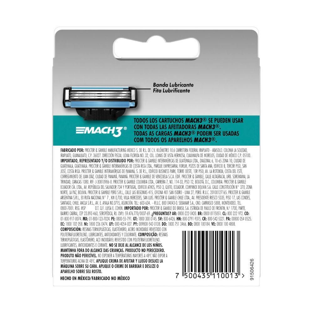 Repuestos de Afeitadora Gillette Mach3 8 Unidades-1
