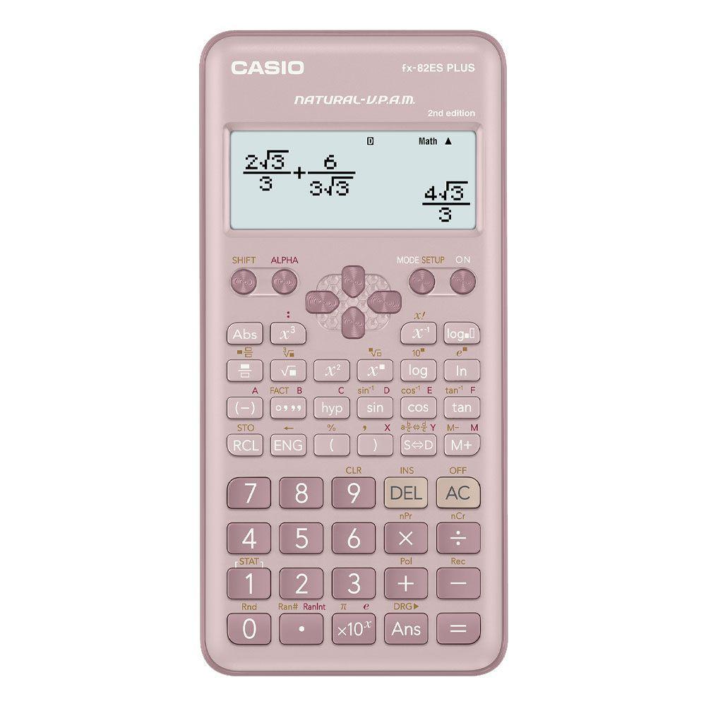 Calculadora Cientifica Casio FX 82ES PLUS 2da edicion Rosa-1