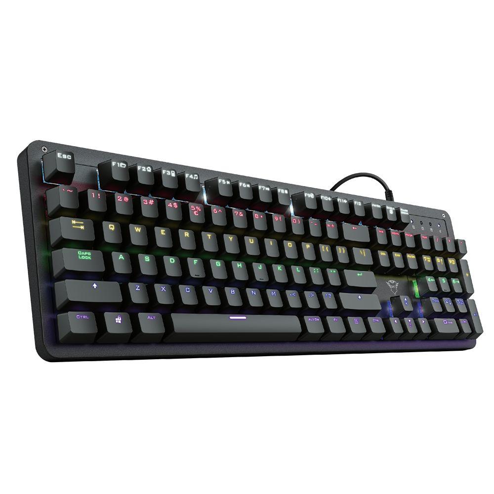 Teclado Gamer Mecanico Trust GXT 863 Mazz PC PS4 Xbox-1