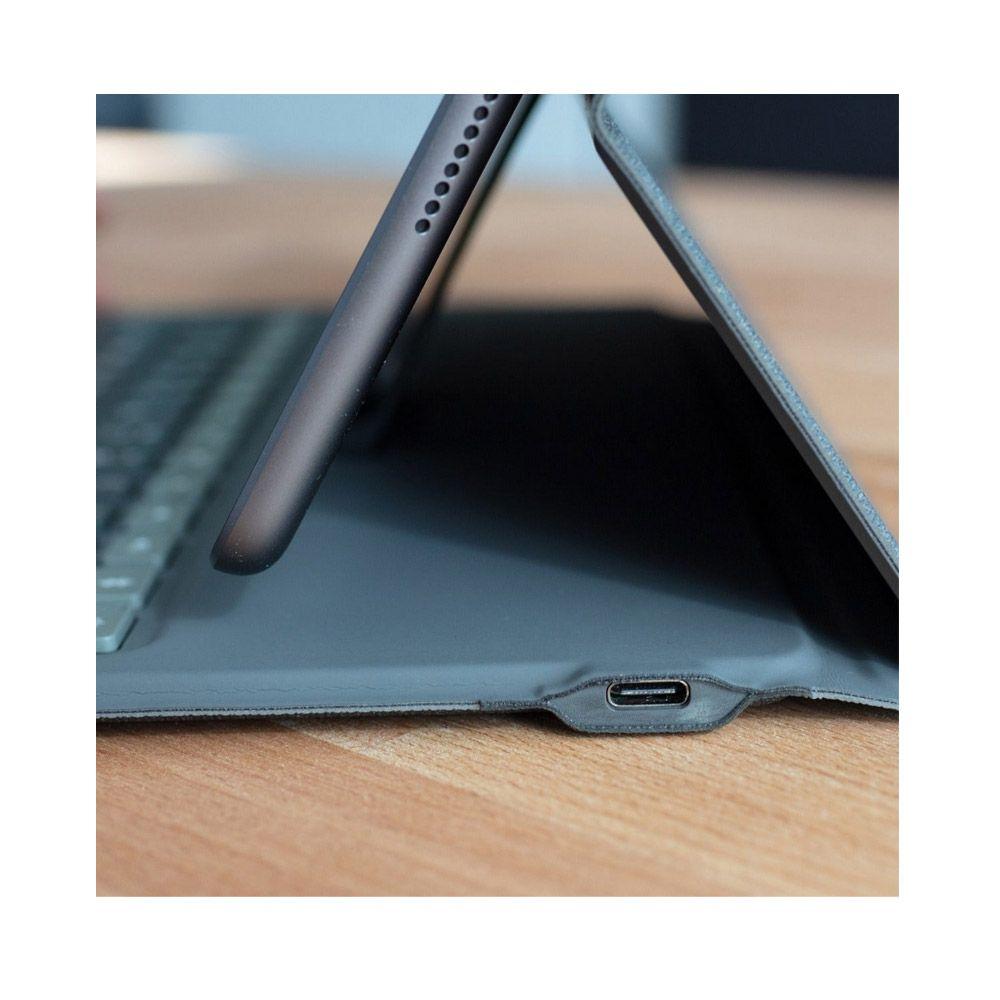 Funda Folio Con Teclado En Español Para iPad 8 Gen Zagg-5