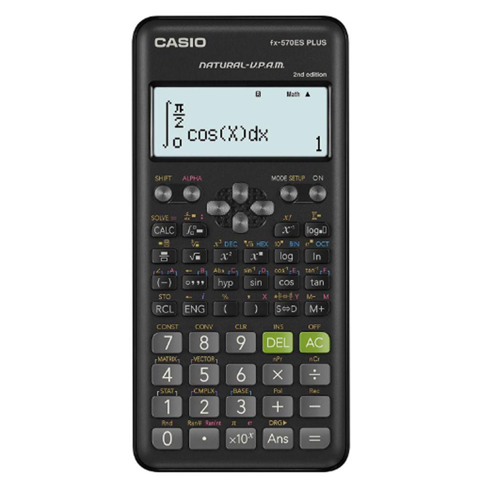Calculadora Científica Casio FX570ES Plus 2da Gen. Negro-0