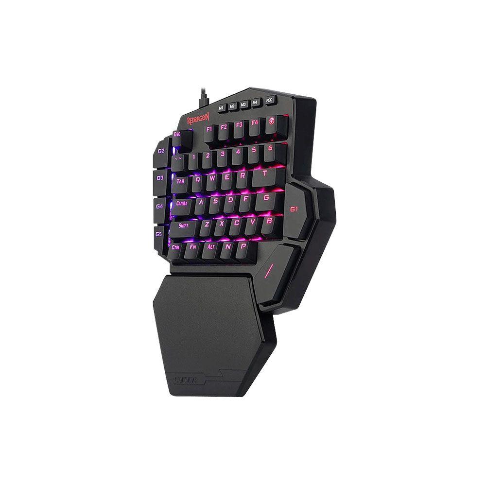 Teclado gamer mecánico Redragon para una mano DITI K585RGB-2