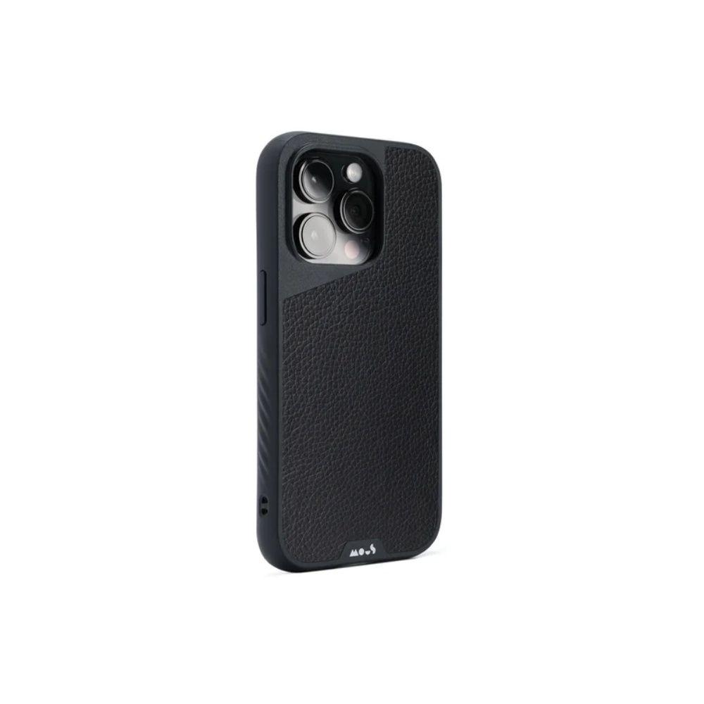 Carcasa Mous Limitless para iPhone 14 Pro Cuero Negro-2