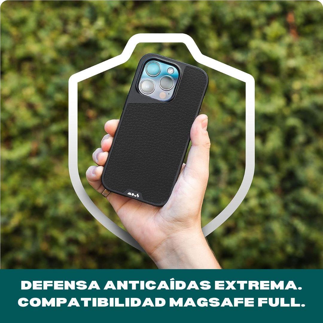 Carcasa Mous Limitless para iPhone 14 Pro Cuero Negro-7