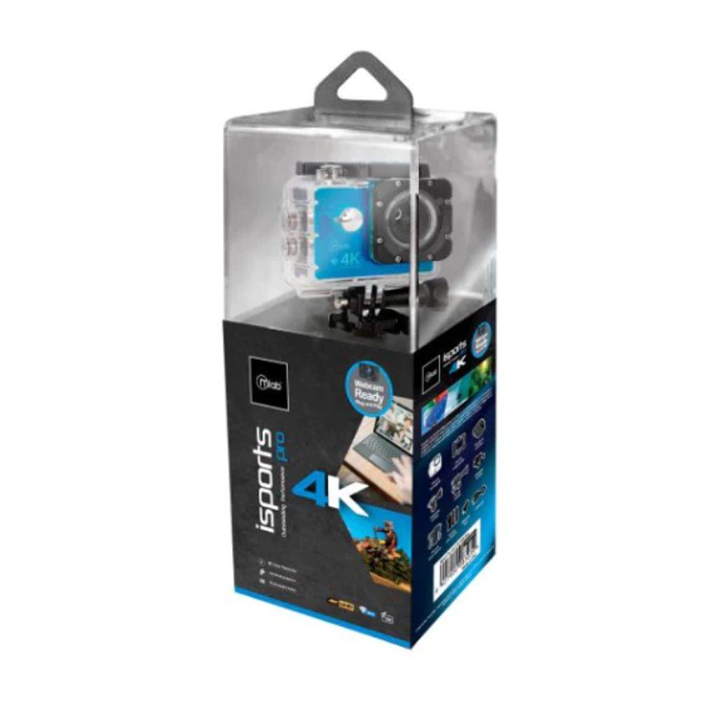Cámara Deportiva Mlab I Sports Pro 4K Azul-1