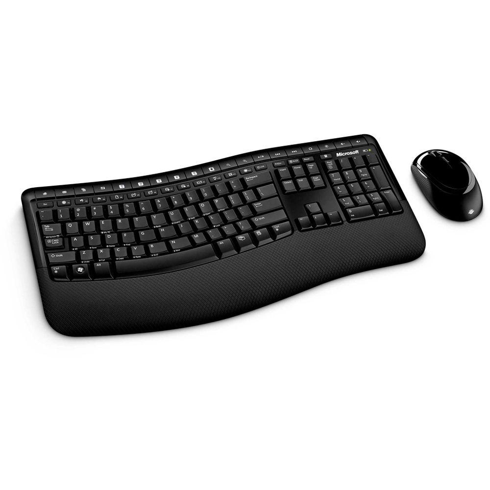 Kit teclado + Mouse Microsoft Comfort 5050 inalámbrico-0