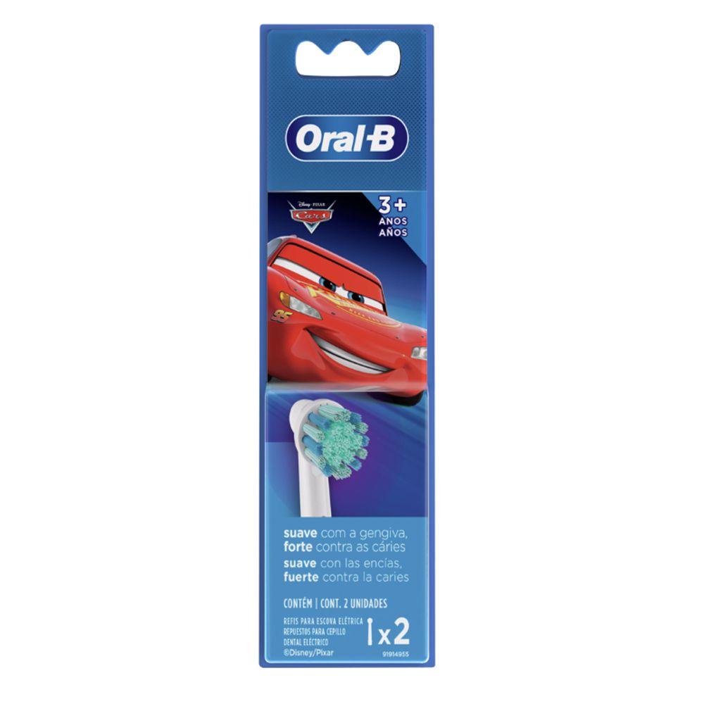 Repuestos Cepillo Dental Eléctrico Oral B Disney Cars 2 Uds-0