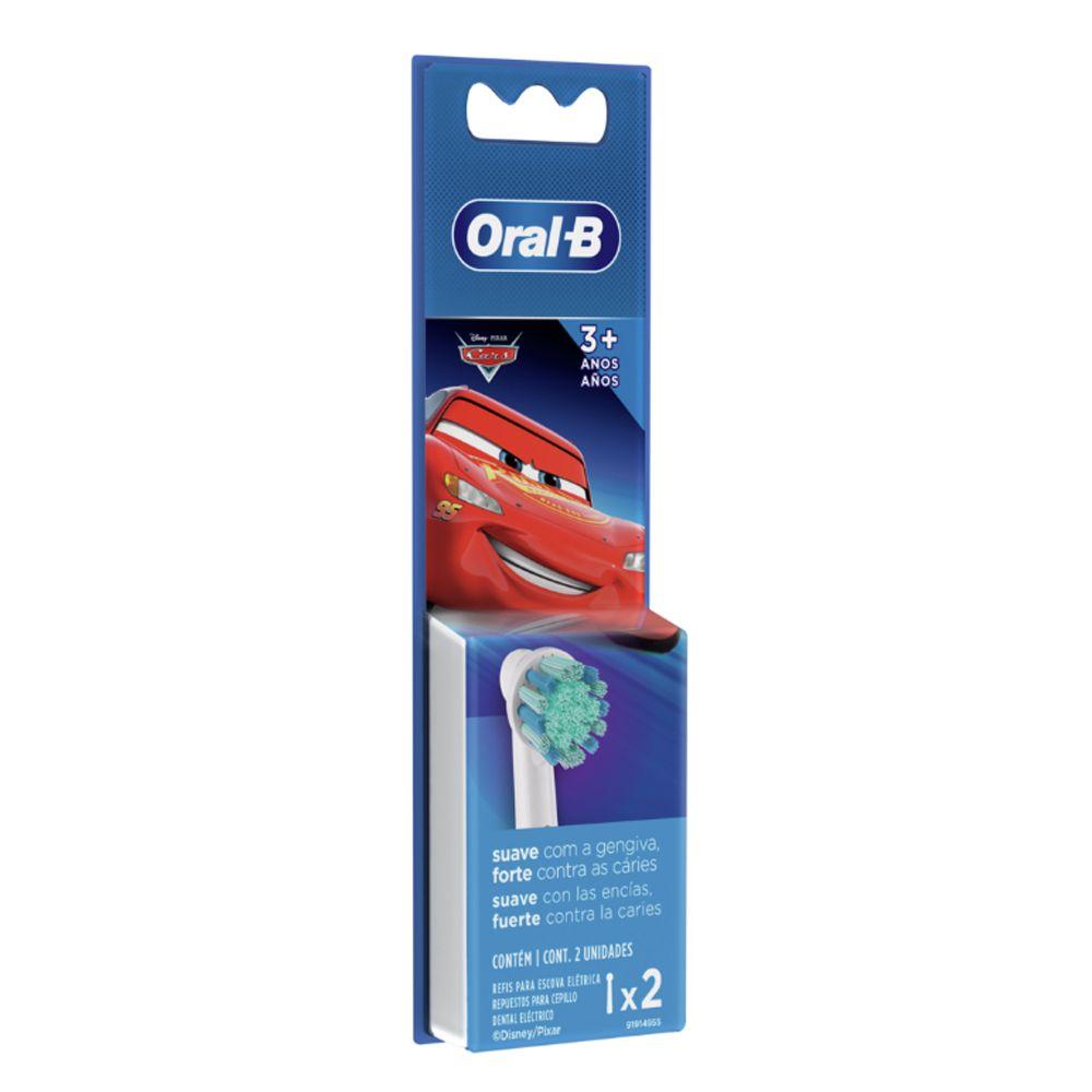 Repuestos Cepillo Dental Eléctrico Oral B Disney Cars 2 Uds-1