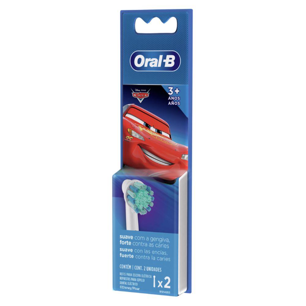Repuestos Cepillo Dental Eléctrico Oral B Disney Cars 2 Uds-2