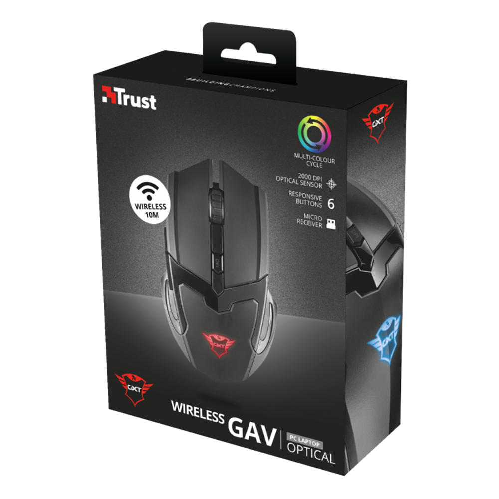 Mouse Gamer Inalambrico Trust GXT 103 GAV-5