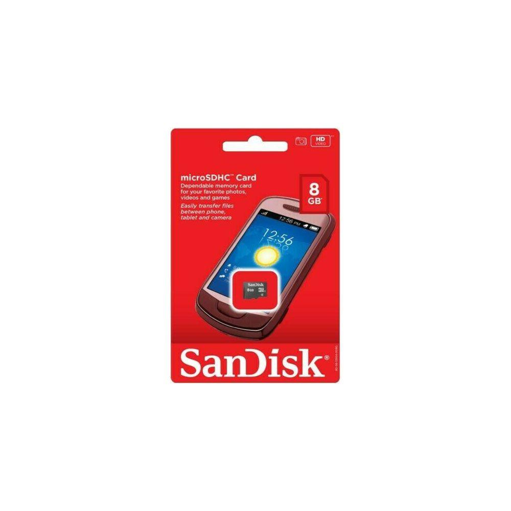 Tarjeta de memoria SanDisk 8GB Clase 4 microSDHC-1