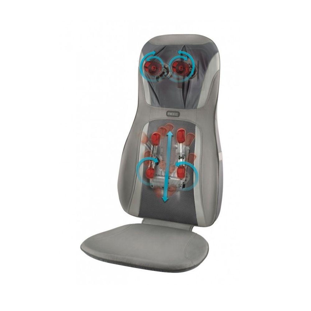Asiento Masajeador Homedics Shiatsu con calor Gris-1