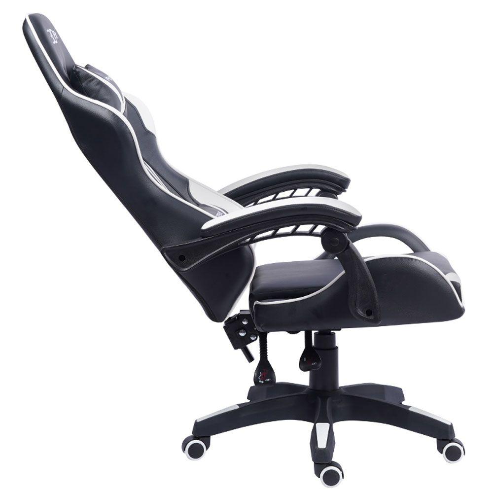 Silla Gamer 3DFX Viriato Ergonomica Negra y blanca-3