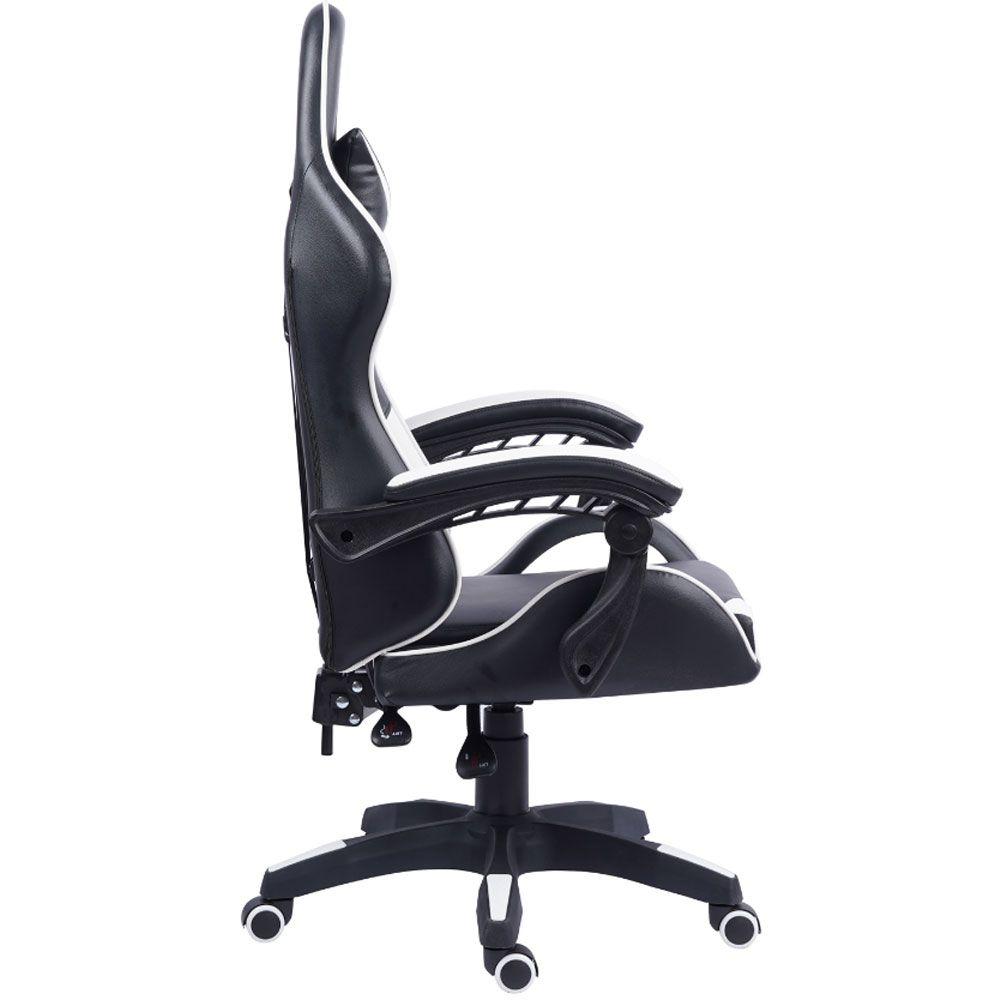 Silla Gamer 3DFX Viriato Ergonomica Negra y blanca-4