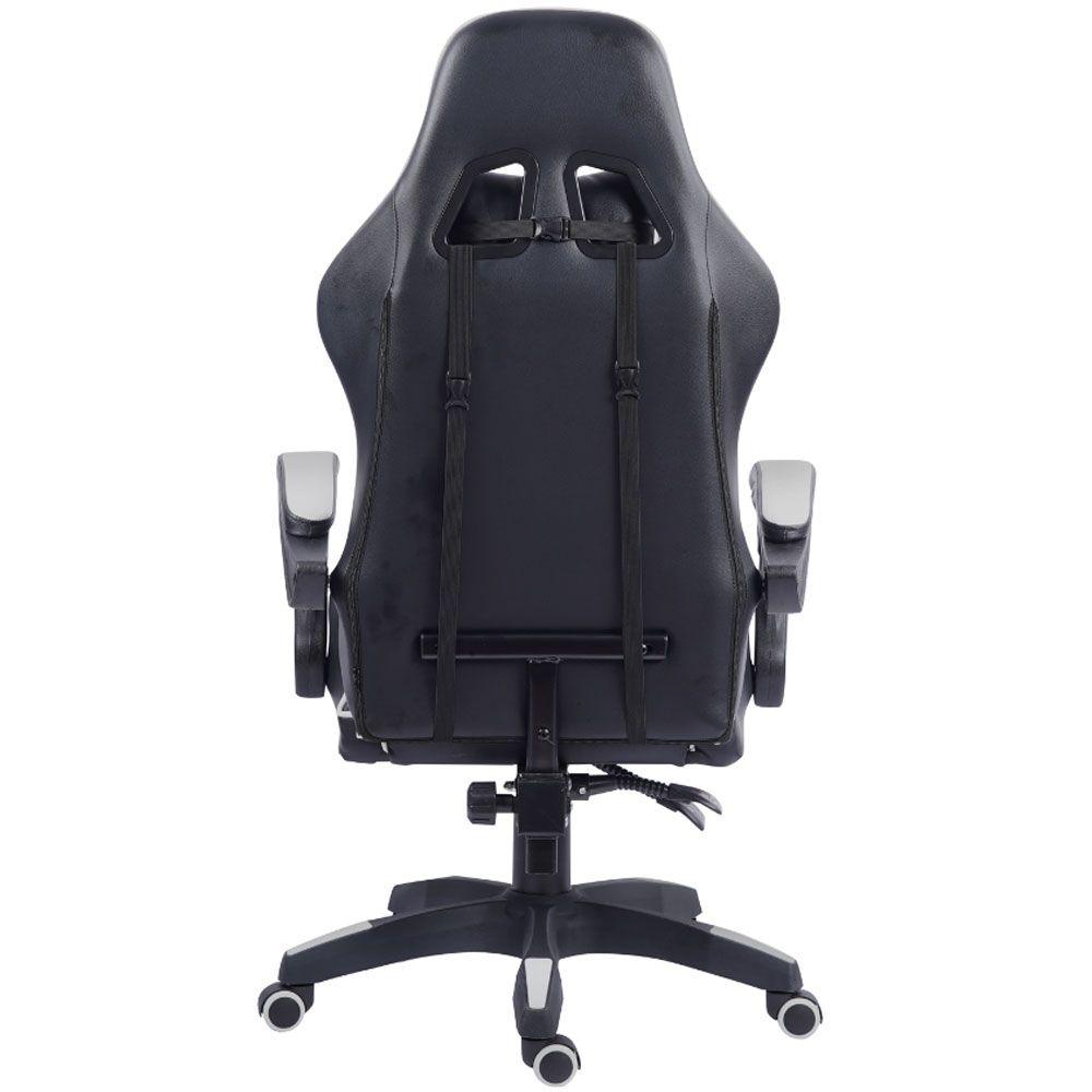 Silla Gamer 3DFX Viriato Ergonomica Negra y blanca-5