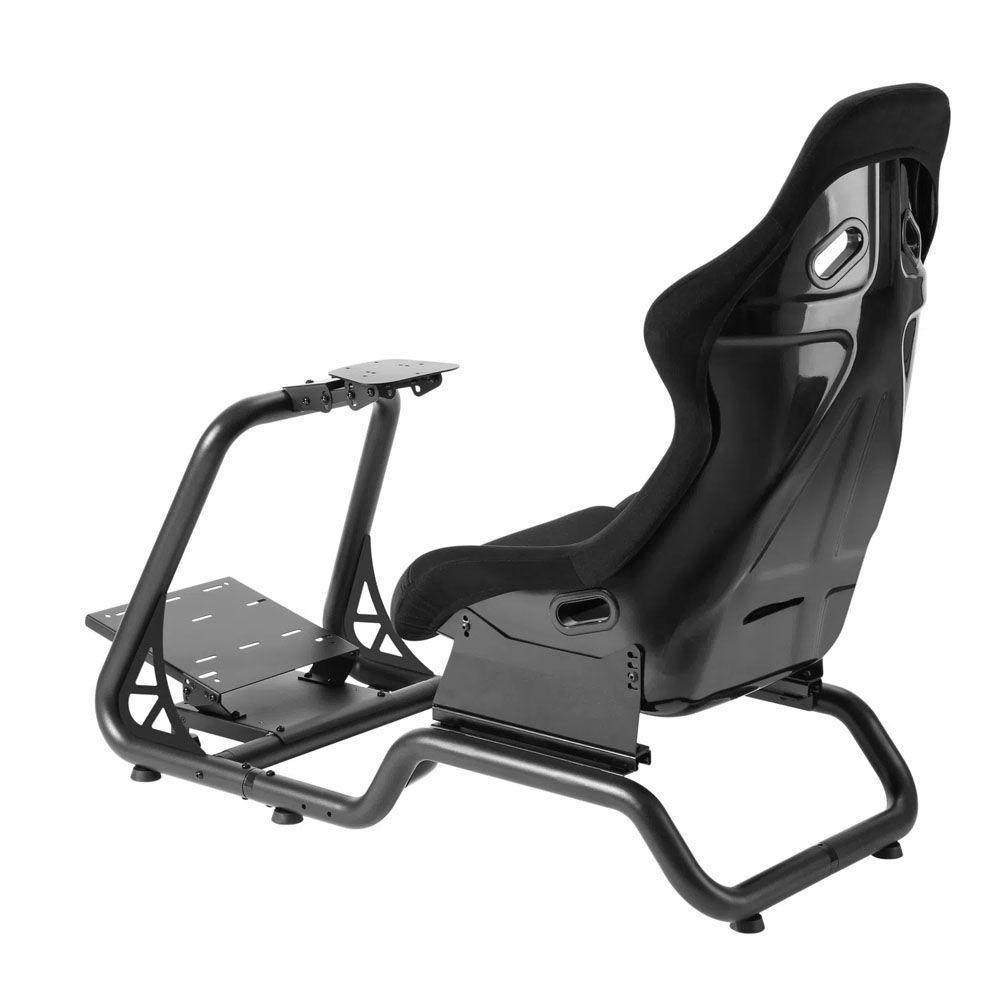 Asiento Macrotel MVLRS02-BS Simulador de carrera pro Negro-2