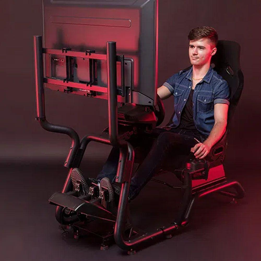Asiento Macrotel MVLRS02-BS Simulador de carrera pro Negro-8