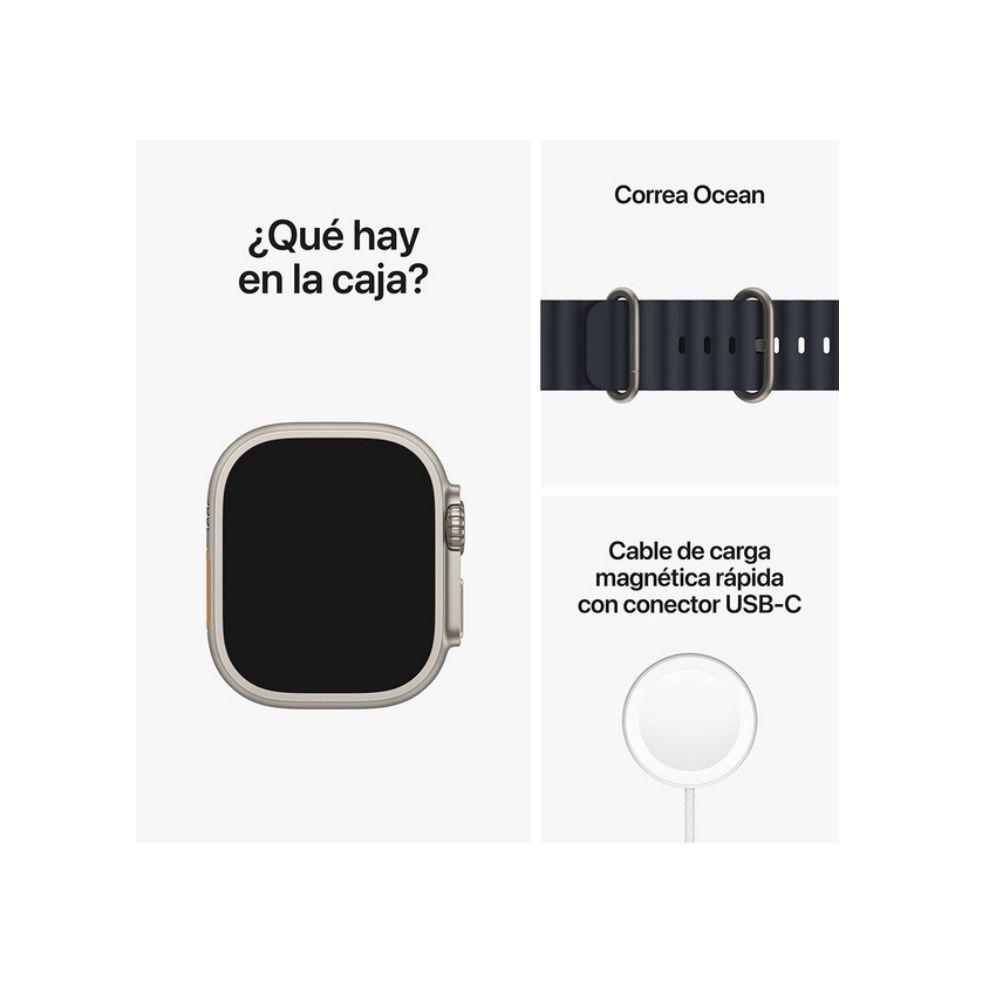 Apple Watch Ultra GPS +Celular 49mm titanio Ocean medianoche-4
