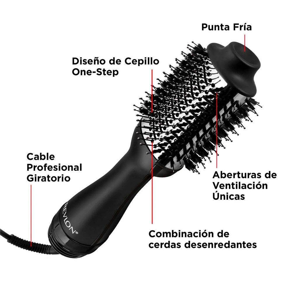 Cepillo Revlon 5222TLA Onestep Secador Voluminizador Titanio-9