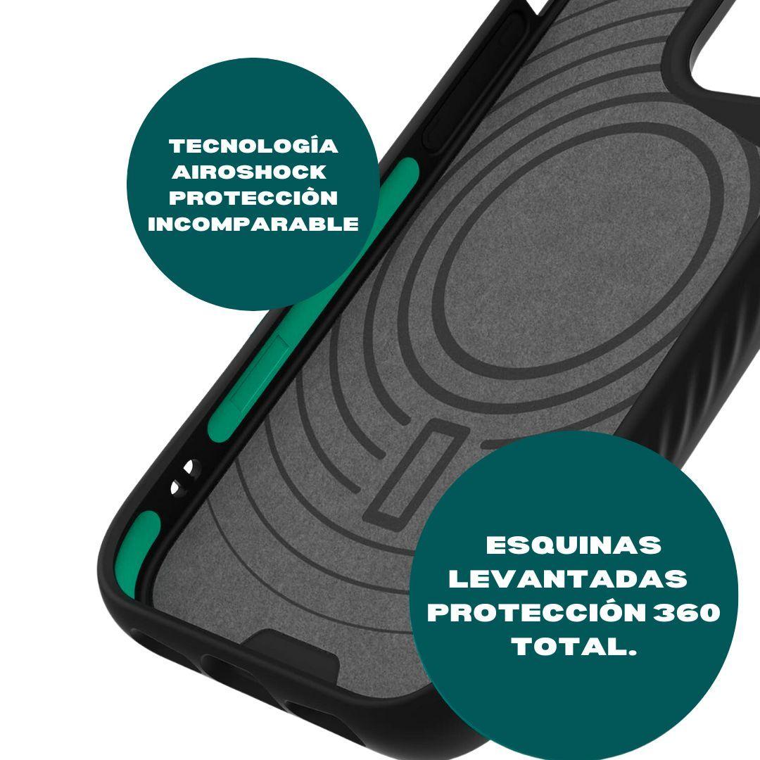 Carcasa Mous Limitless 4.0 para iPhone 13 Cuero Negro-4