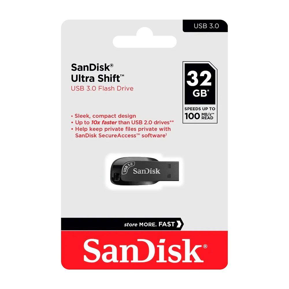 Pendrive Sandisk Ultra Shift 32GB USB 3.0 100MB/s-4