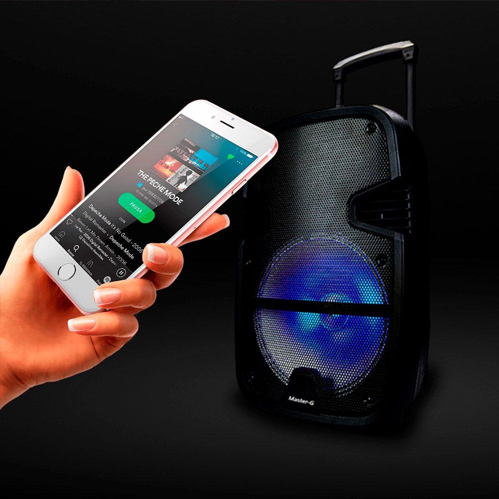 Parlante Master G SPB12B Bluetooth 12 Pulgadas Negro-8