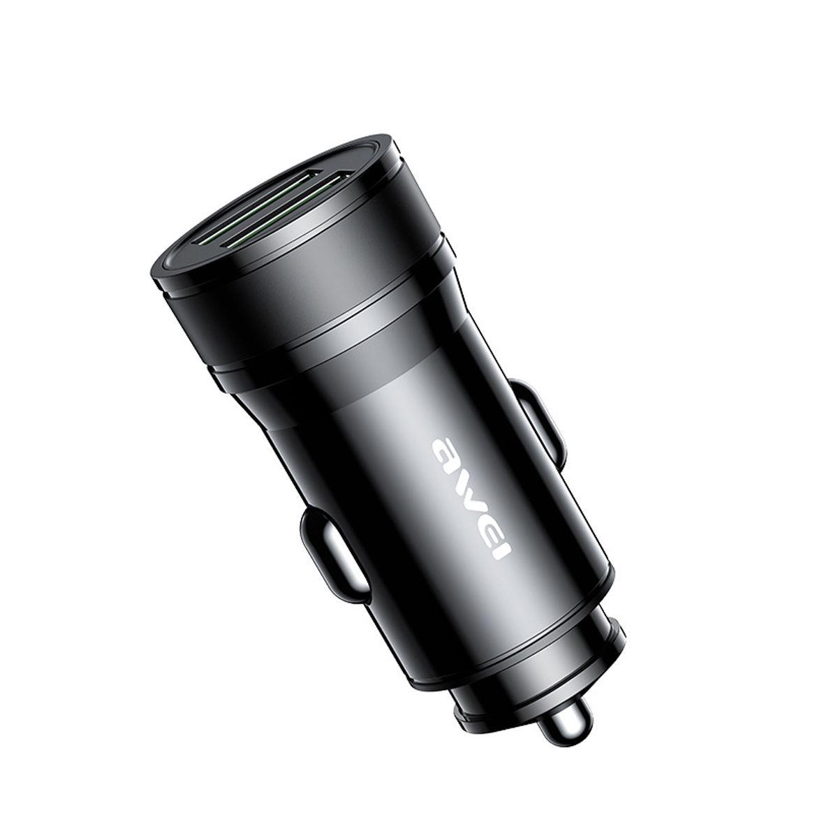 Cargador para auto Awei C-830 Doble USB A Negro-1