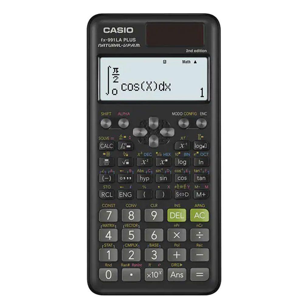 Calculadora Cientifica Casio FX991LA Plus 2da Gen. Negra-0