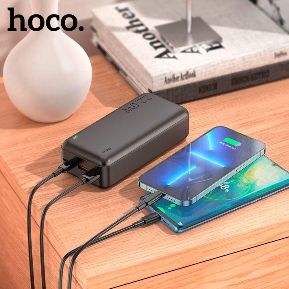 Cargador portatil Hoco J101B Astute 30000mAh 22.5W Negro-9