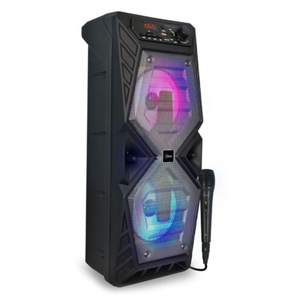 Parlante MLab Tower Vibes 8569 Bluetooth Karaoke 2000W Negro-1
