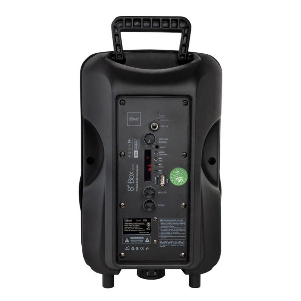 Parlante Mlab Street 3 8707 Bluetooth Karaoke 2000W Naranja-1