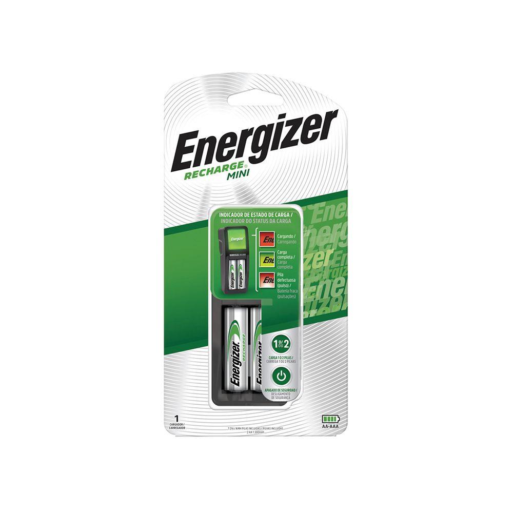 Cargador de Pilas Energizer CH2PC4 Mini AA/AAA + 2 Pilas AA-2