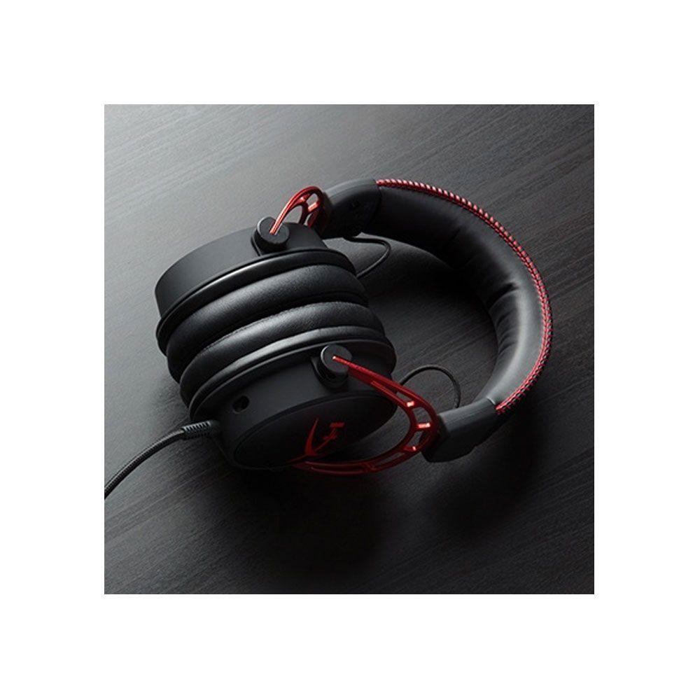 Audífonos Gamer HyperX Cloud Alpha PS4 PC Xbox Negro y Rojo-4