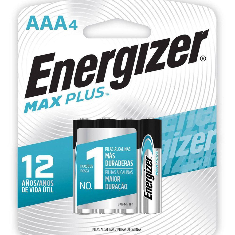Pack de pilas Energizer MaxPlus EP92 BP4 AAA x4 unidades-4