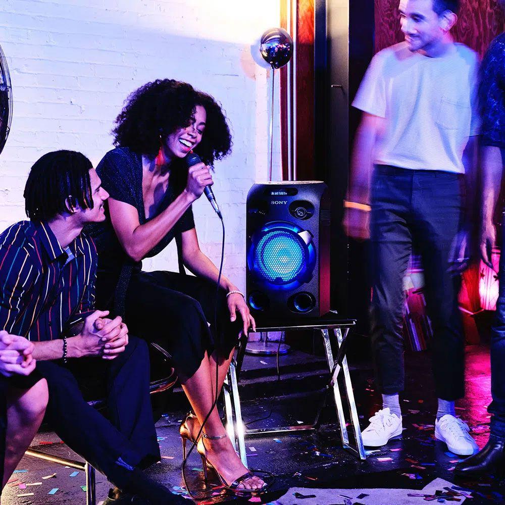 Minicomponente Sony MHC V02 C LA9 Sistema de audio Bluetooth-3