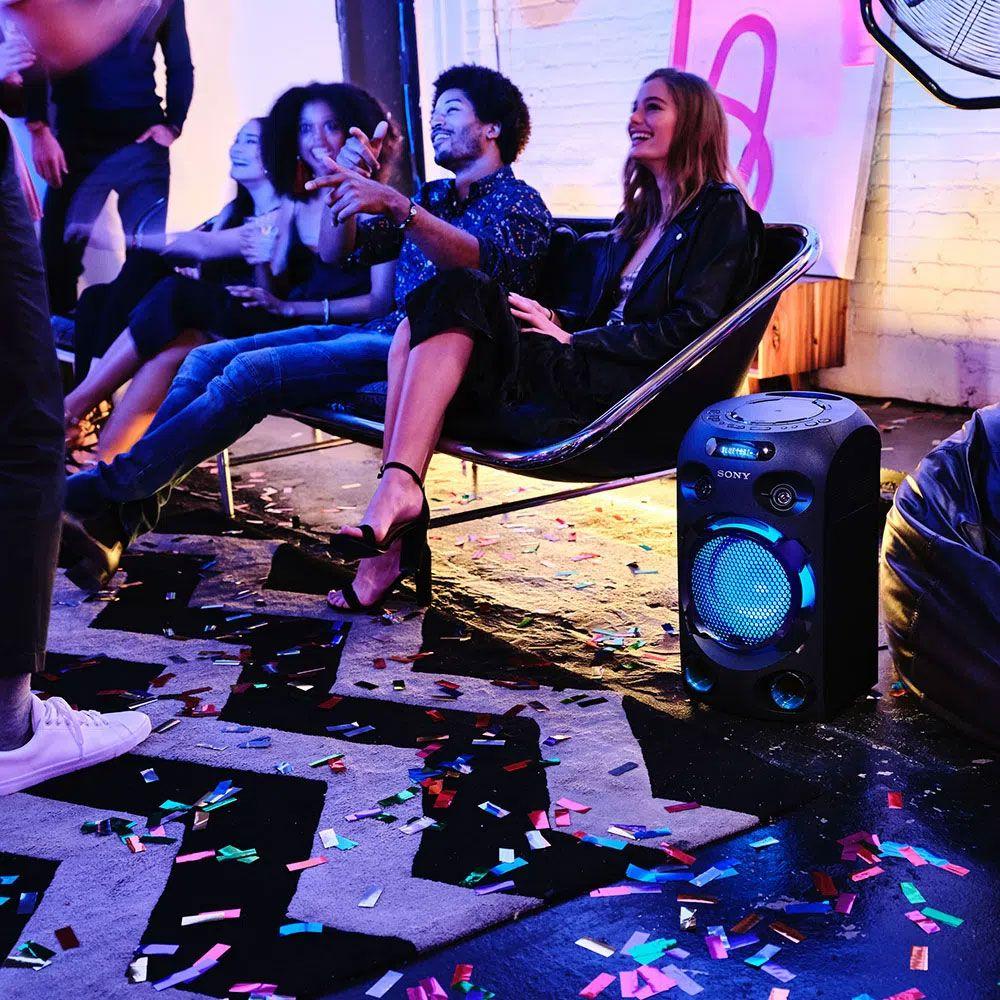 Minicomponente Sony MHC V02 C LA9 Sistema de audio Bluetooth-6