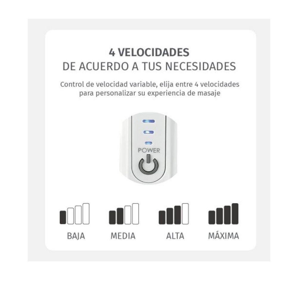 Masajeador de Percusión Homedics para el cuerpo Blanco/Gris-2