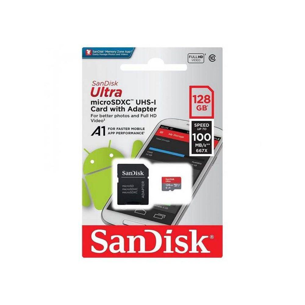 Tarjeta de memoria SanDisk 128GB microSDXC C1 U1 A1-1