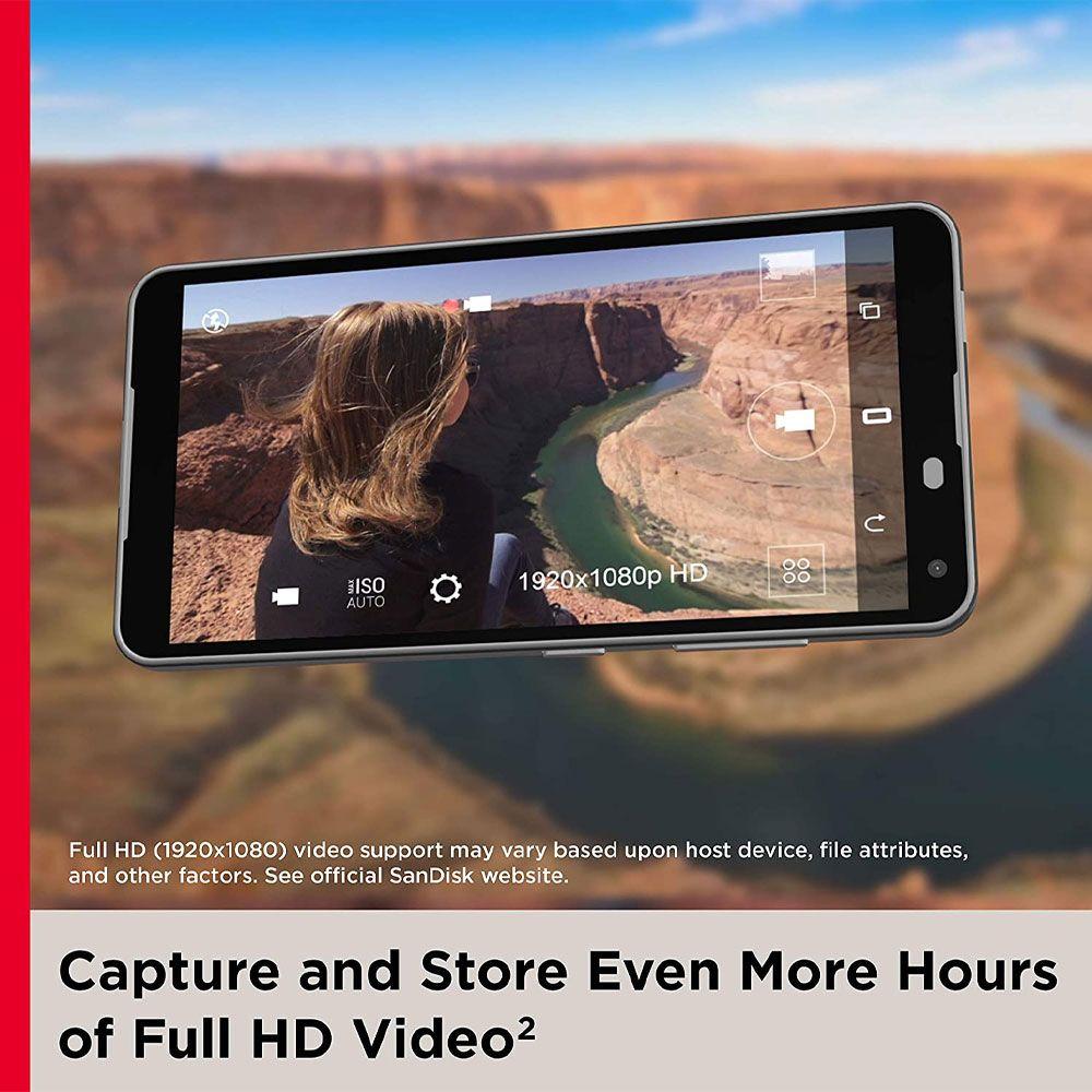 Tarjeta de memoria SanDisk 128GB microSDXC C1 U1 A1-4