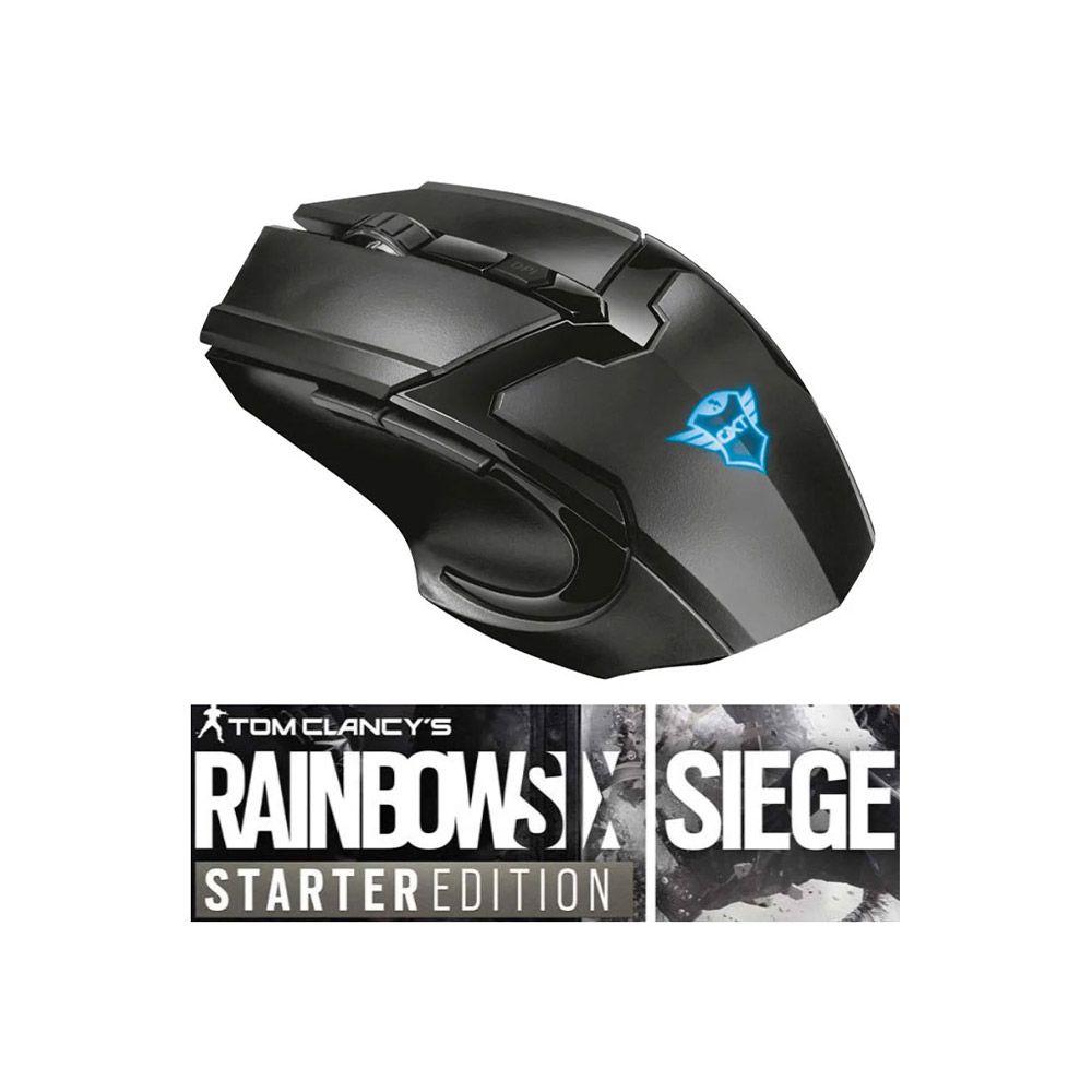 Mouse Gamer Trust GXT 103 Inalámbrico PC + Rainbow Six Siege-1