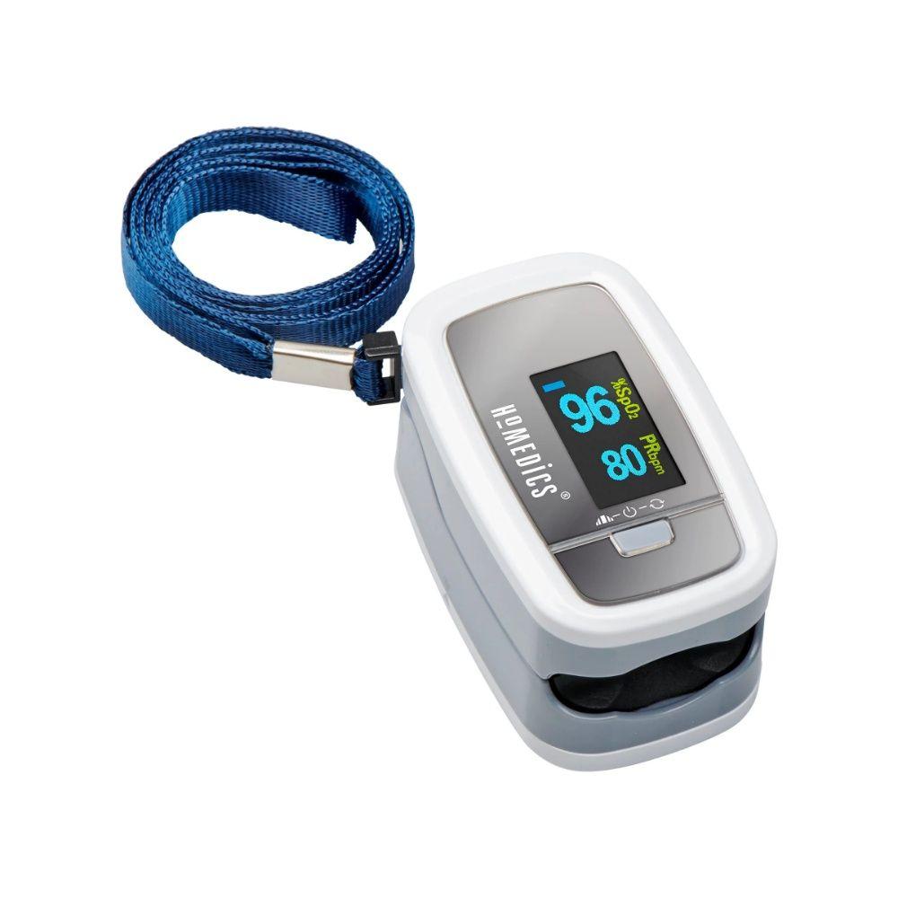 Oxímetro Digital Homedics Medidor de Saturación Gris-1