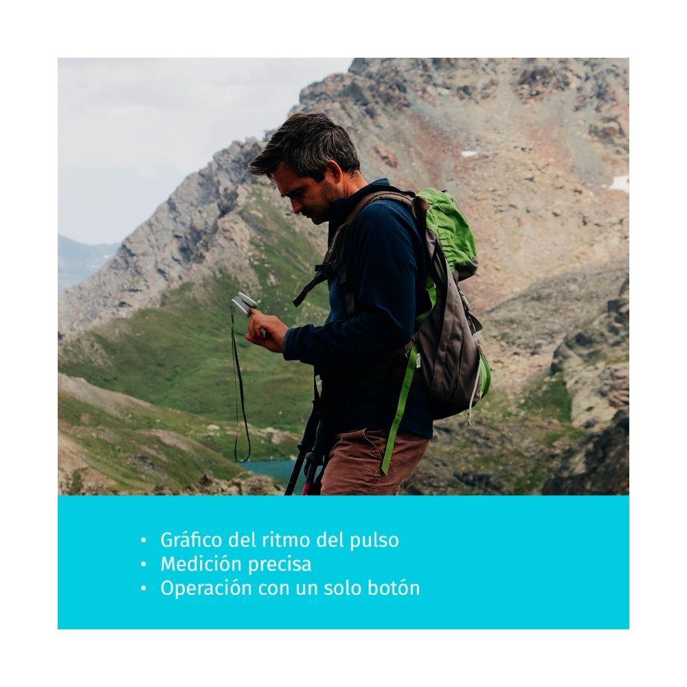 Oxímetro Digital Homedics Medidor de Saturación Gris-2