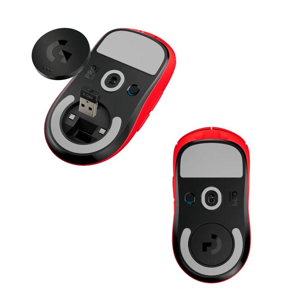 Mouse Inalambrico Logitech Pro X SuperLight Hero 25K Rojo-2