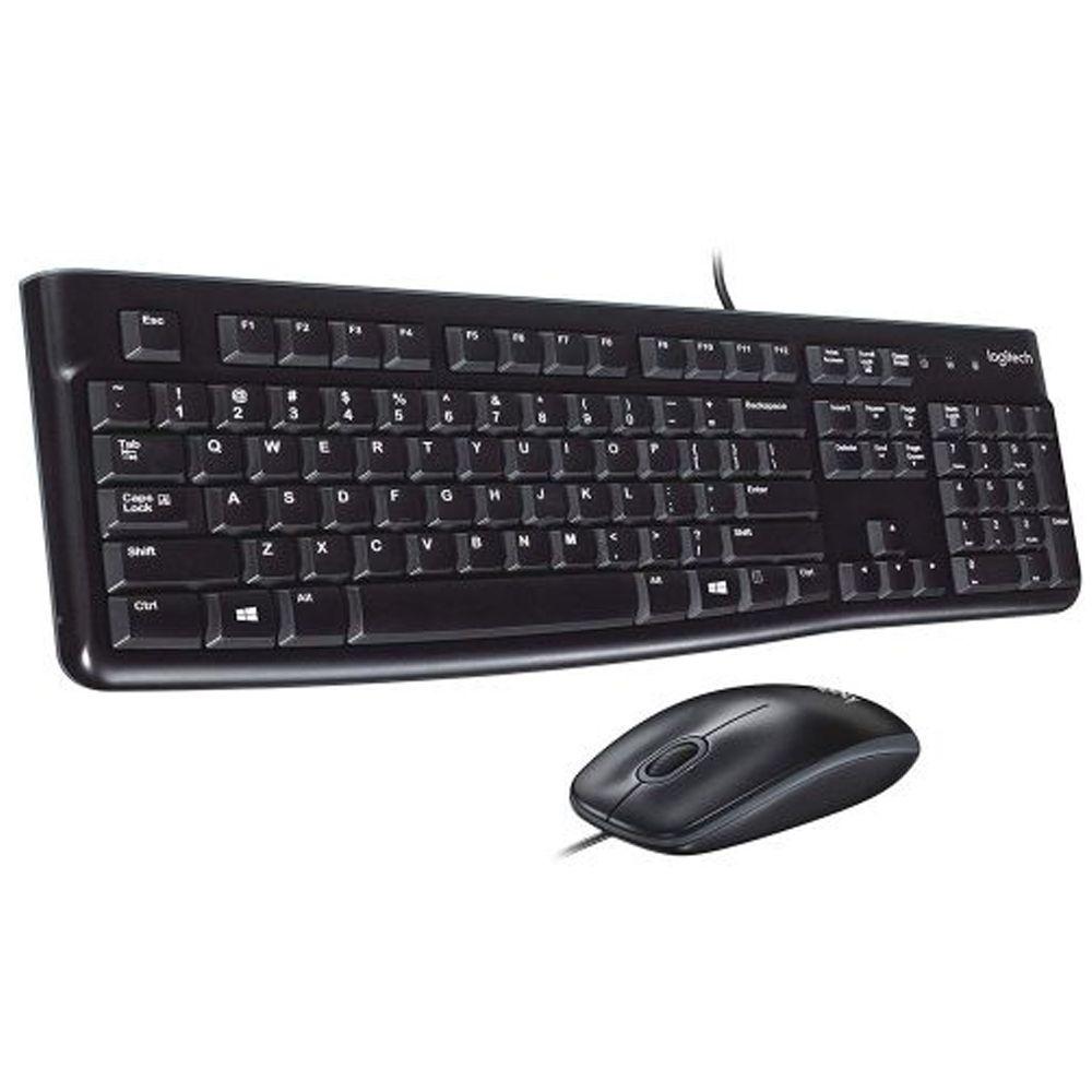 Kit Mouse y Teclado Logitech MK120 Desktop USB-1
