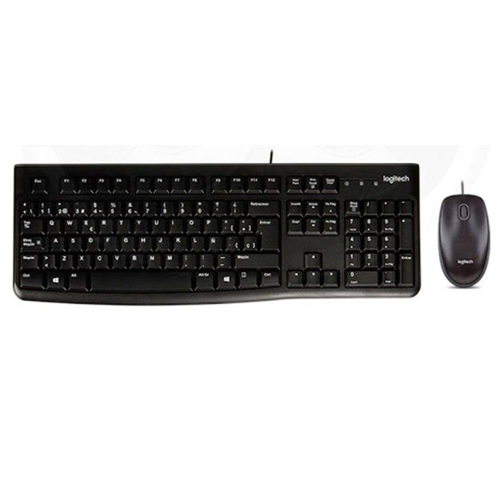 Kit Mouse y Teclado Logitech MK120 Desktop USB-4